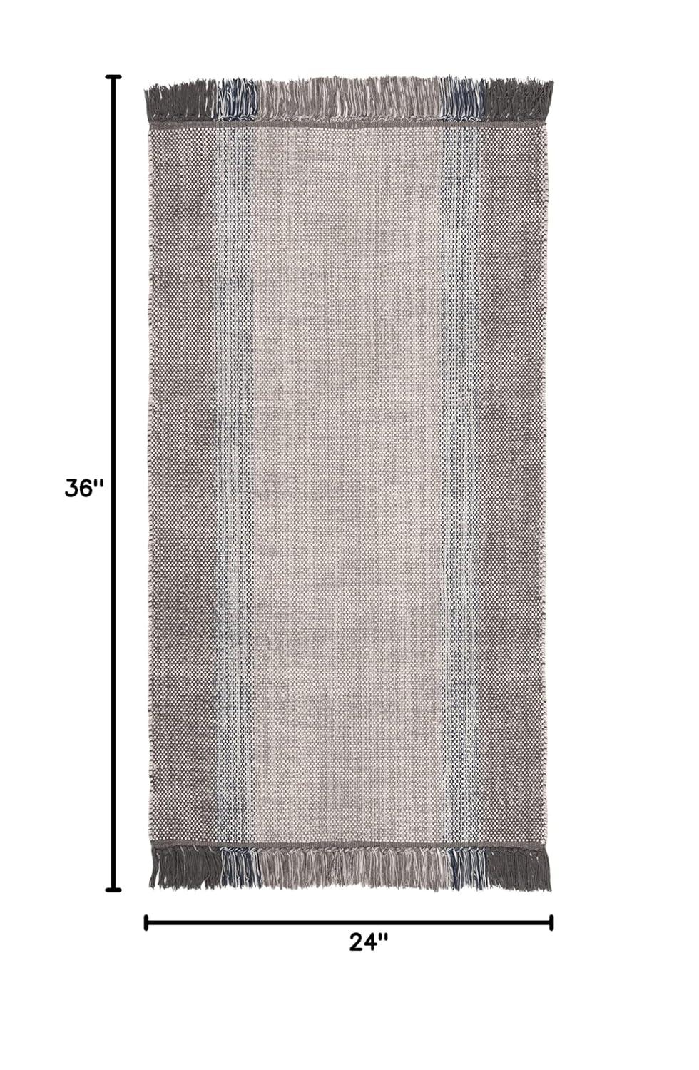 Montauk MTK301 Hand Woven Indoor Accent Rug - Blue/Grey - 2'x3' - Safavieh