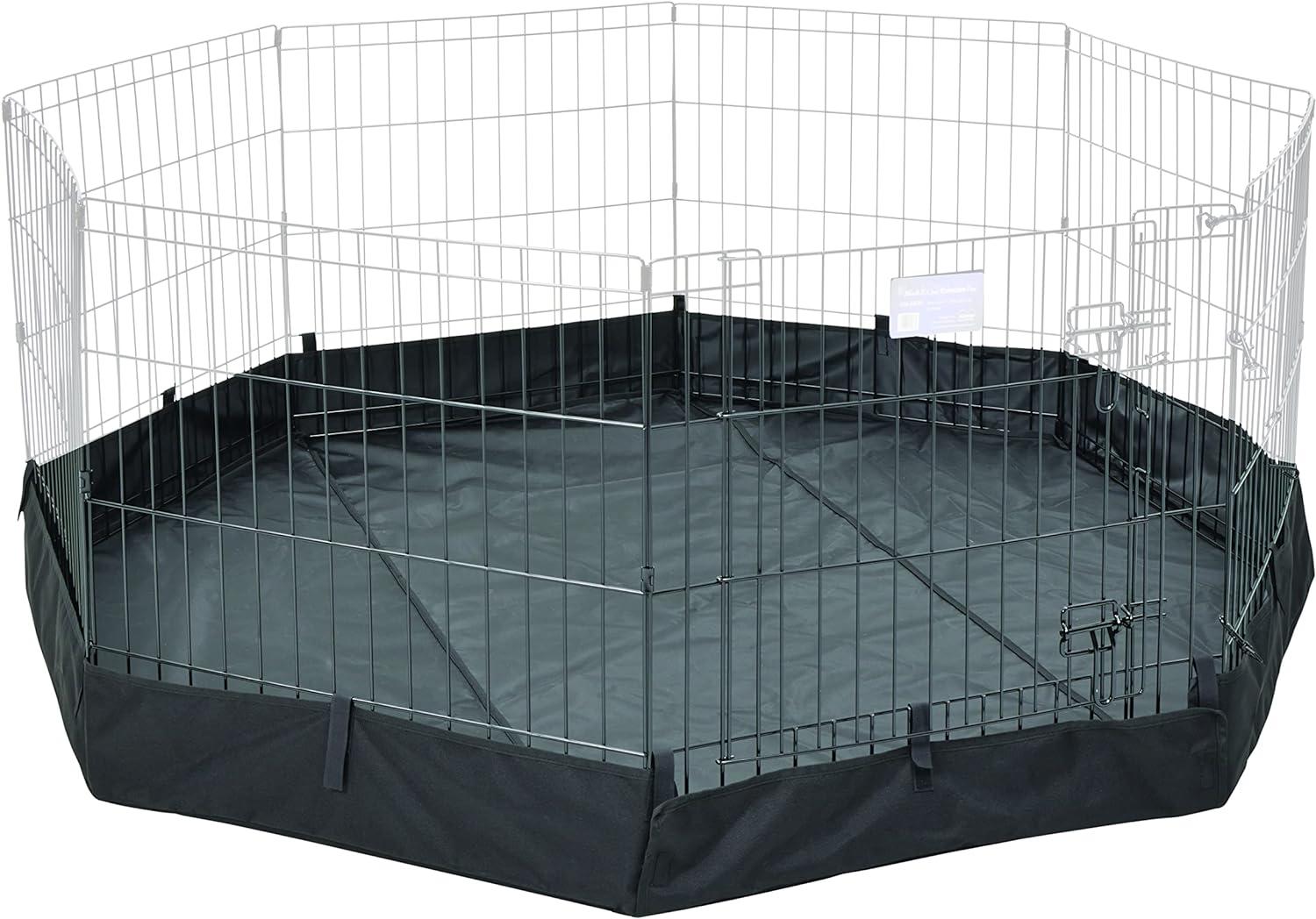 Octagon Exercise Pen Solid Fabric Bottom