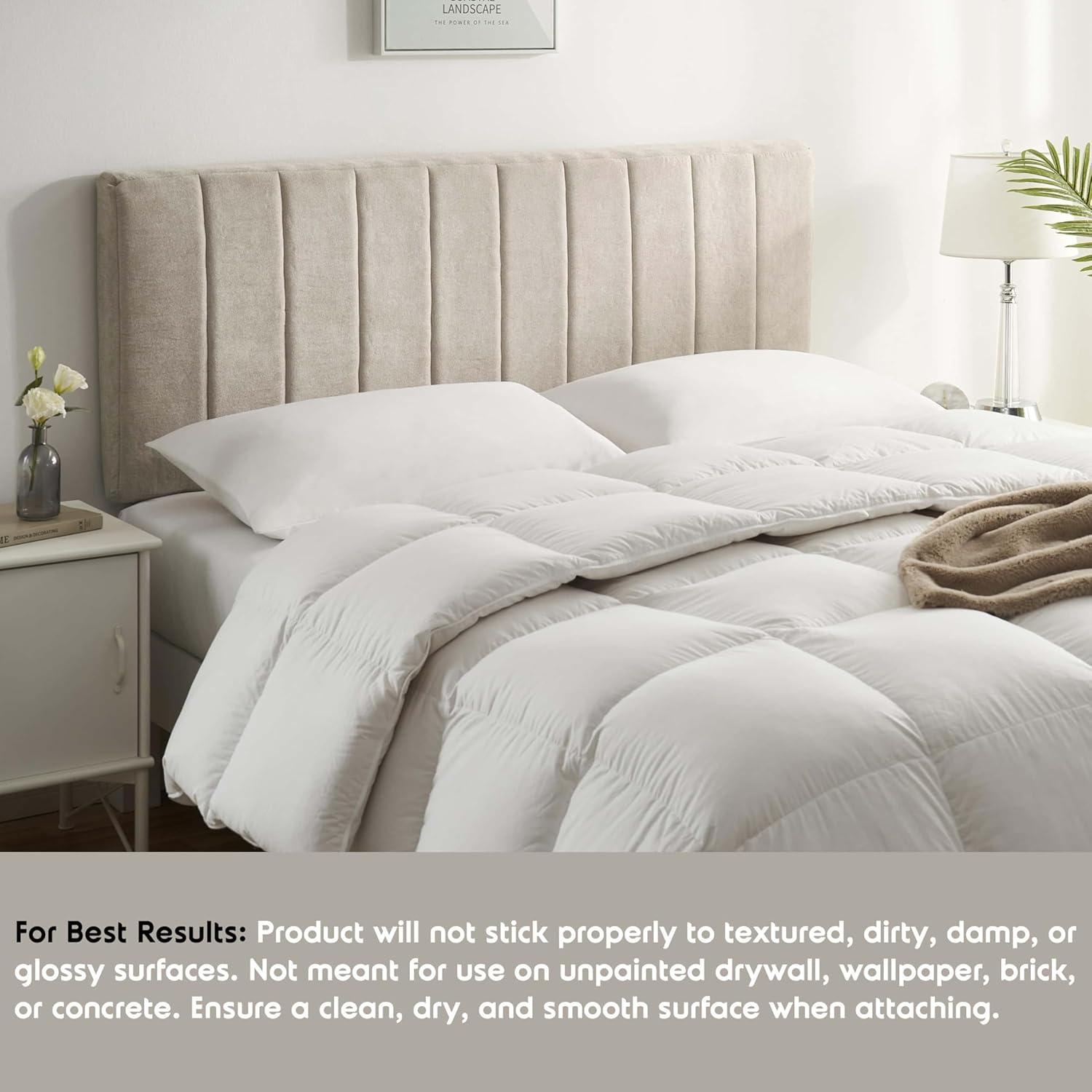 Chastelyne Upholstered Easy Assemble Wall Mounted Headboard