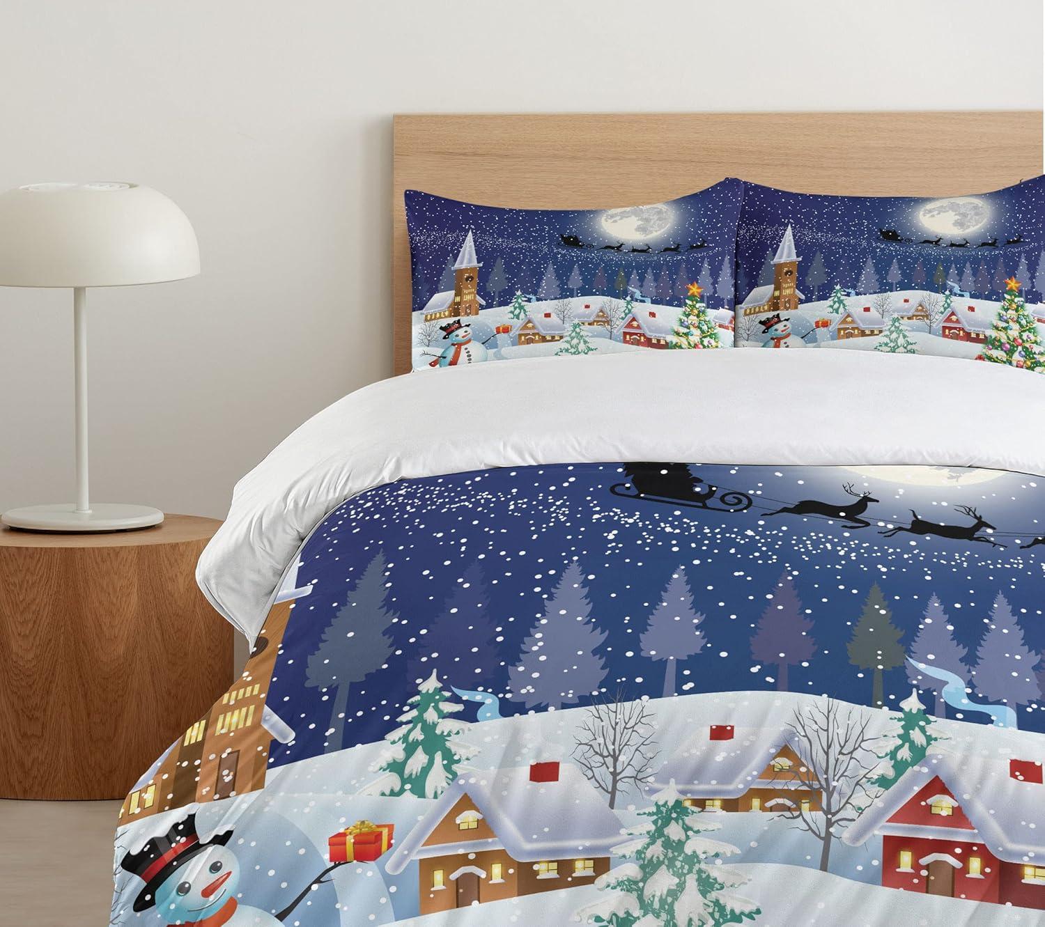 Christmas Traditional Duvet Cover Set