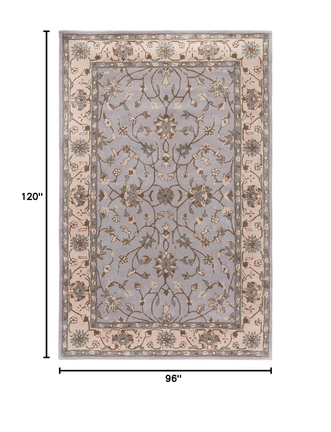 Heritage HG862 Hand Tufted Area Rug - Beige/Grey - 8'x10' - Safavieh.