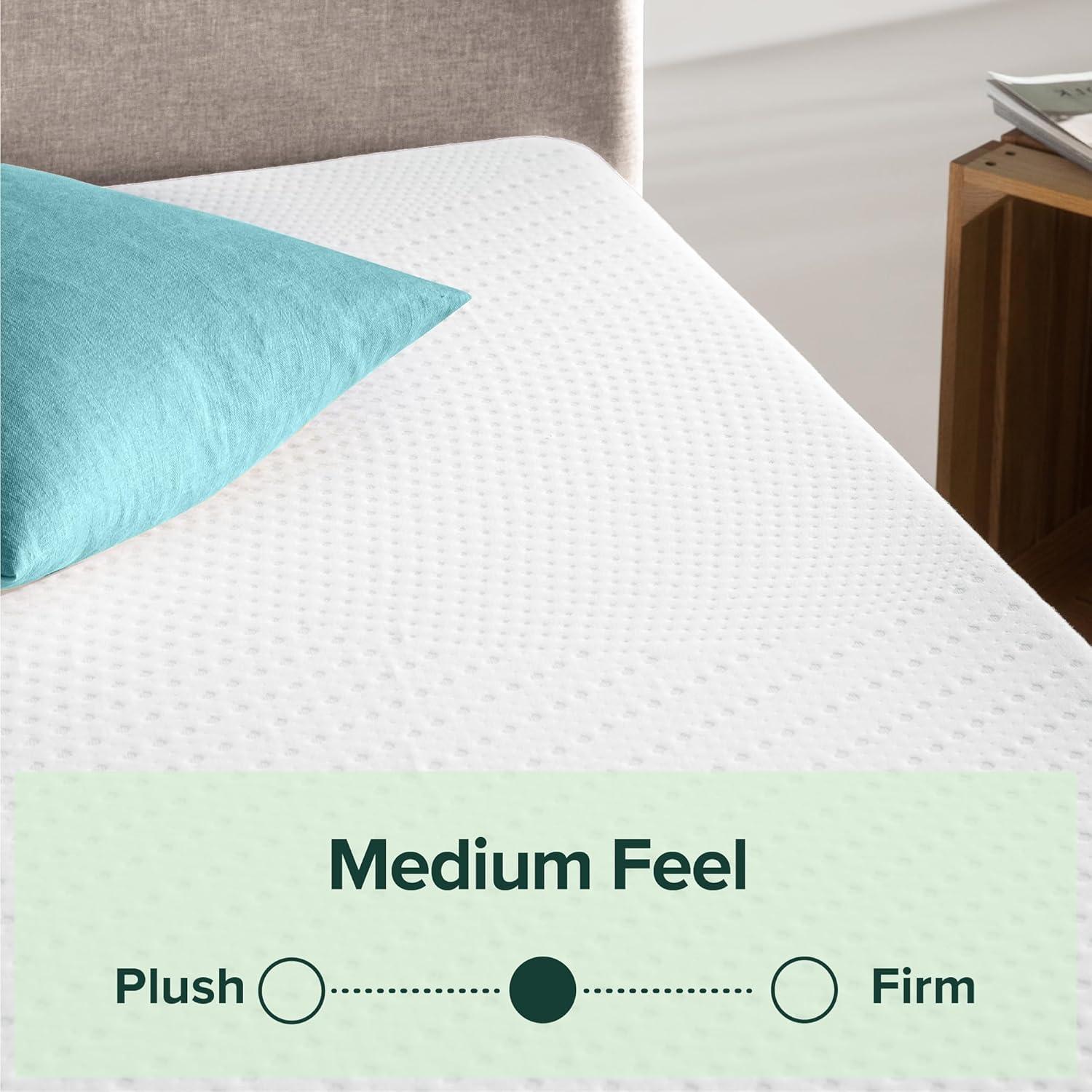 Twin White Cooling Essential Memory Foam Mattress