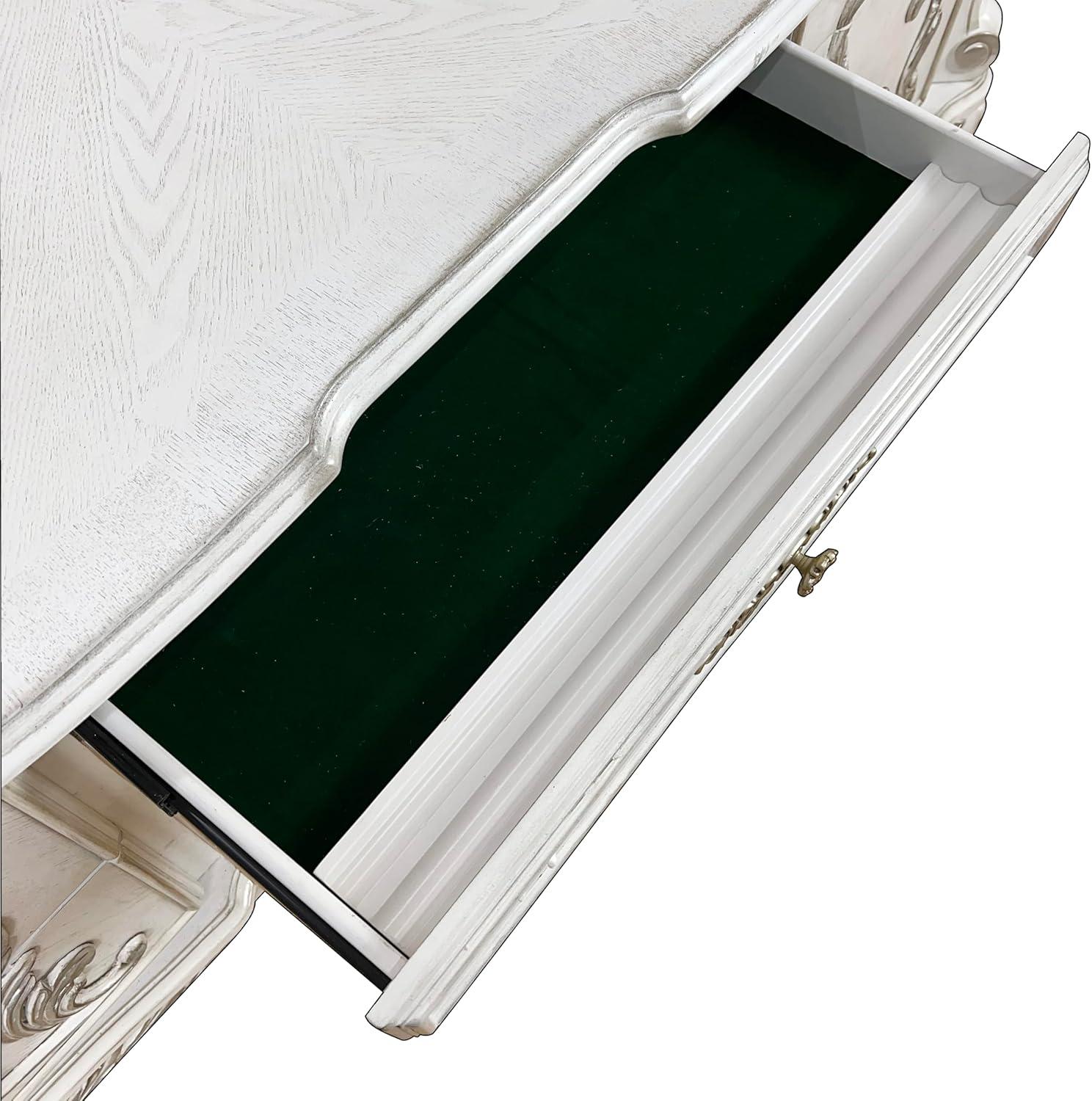 Acme Dresden EXECUTIVE WRITING DESK Bone White Finish