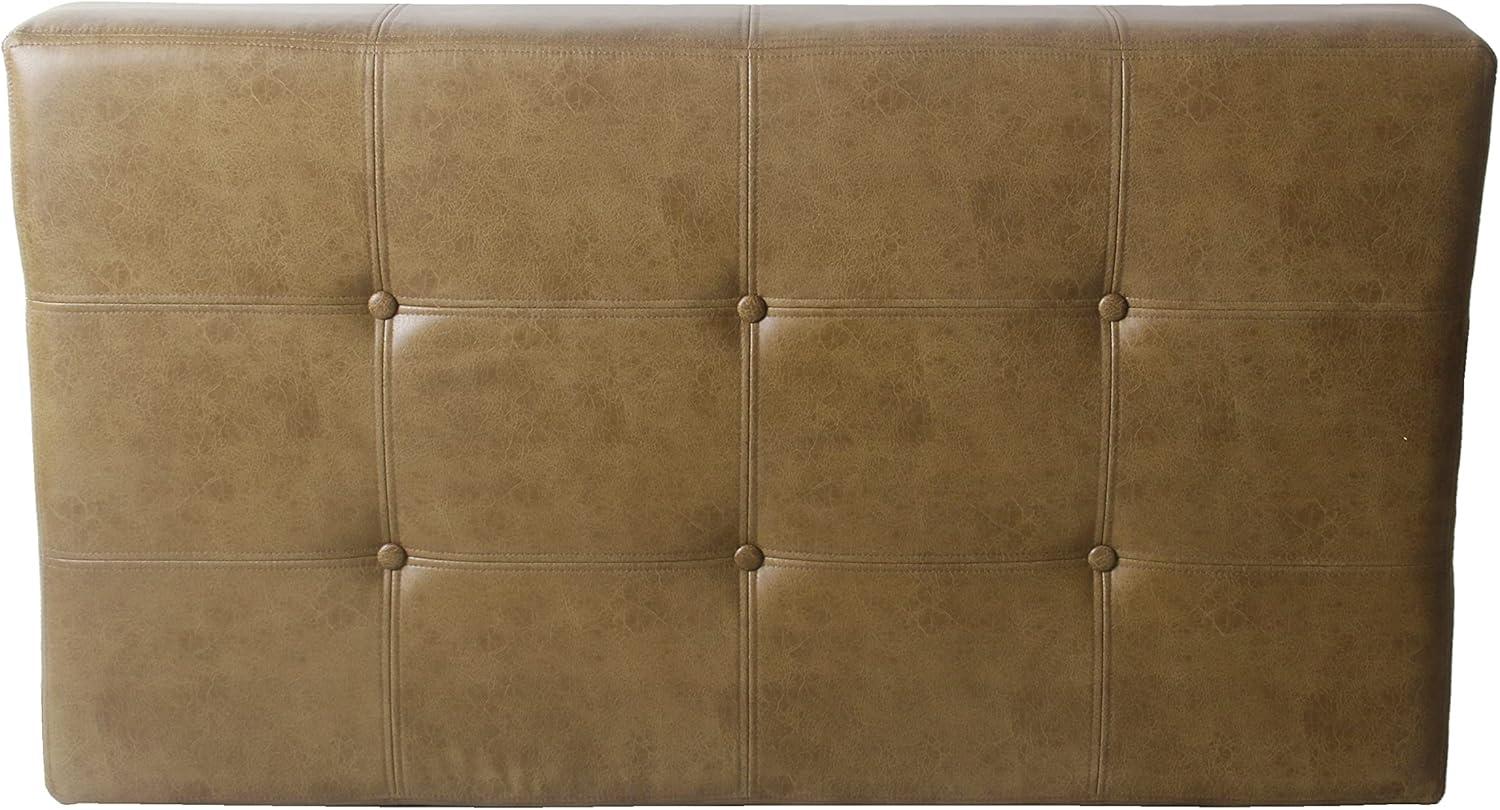 Adryanah Faux Leather Upholstered Bench