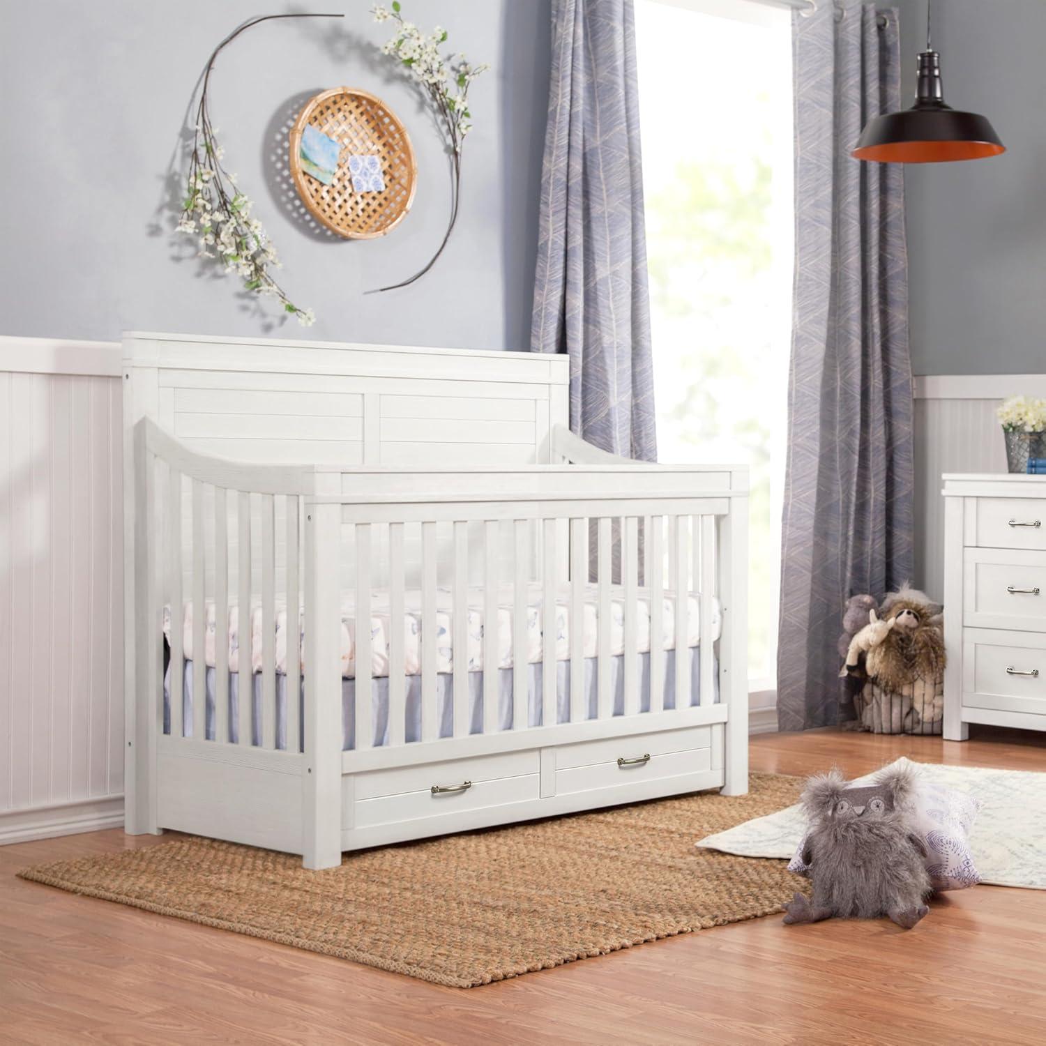 Wesley Farmhouse 4-in-1 Convertible Crib