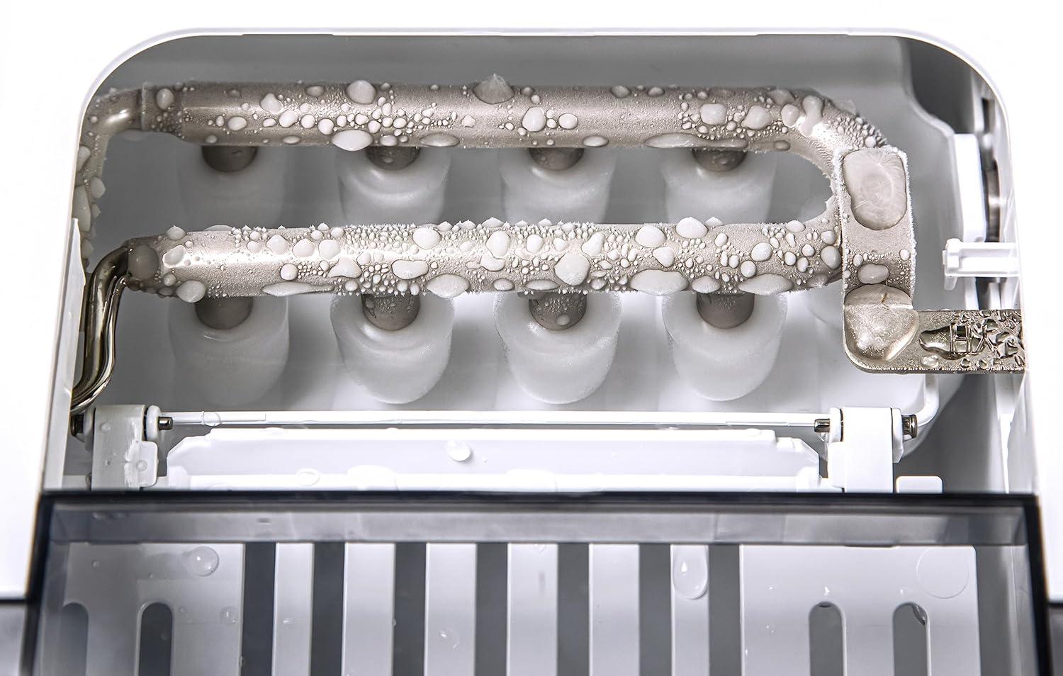 THERMOSTAR Thermostar 26-Pound Automatic Self-Cleaning Portable Countertop Ice Maker Machine With Handle