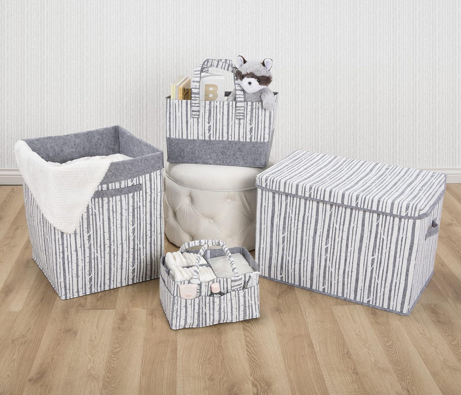 Redwood Rover Kline Birch Felt Toy Box By Redwood Rover®