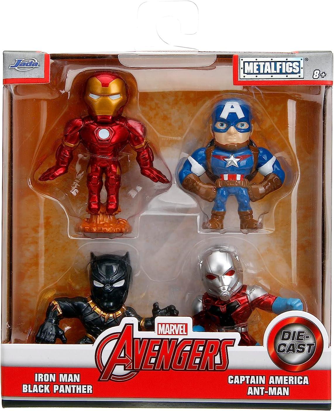 Jada Toys Marvel Avengers 2.5 Inch Die-Cast Figure 4-Pack