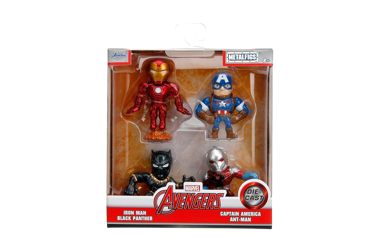 Jada Toys Marvel Avengers 2.5 Inch Die-Cast Figure 4-Pack
