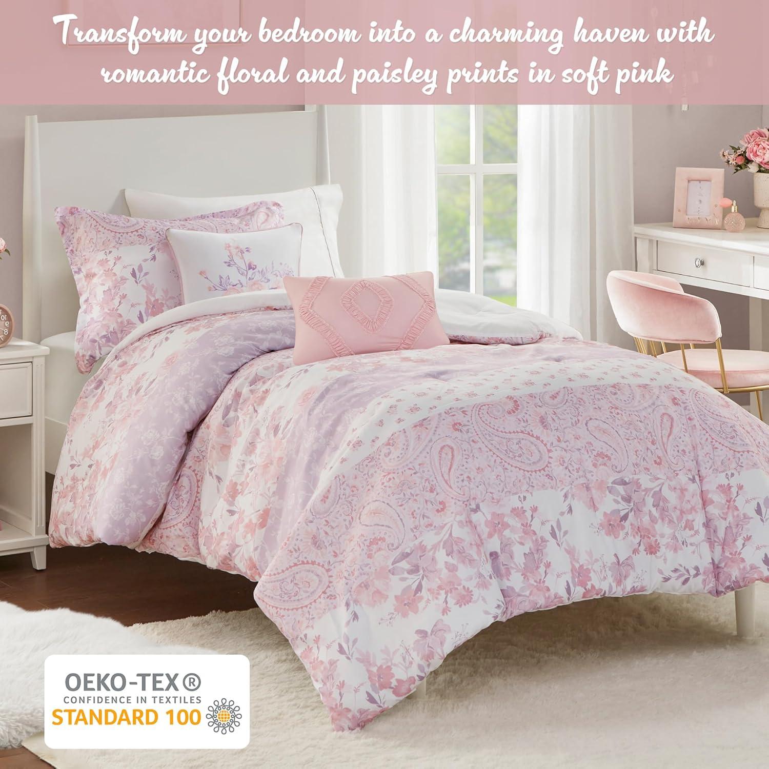 Intelligent Design Floral Paisley Comforter Set