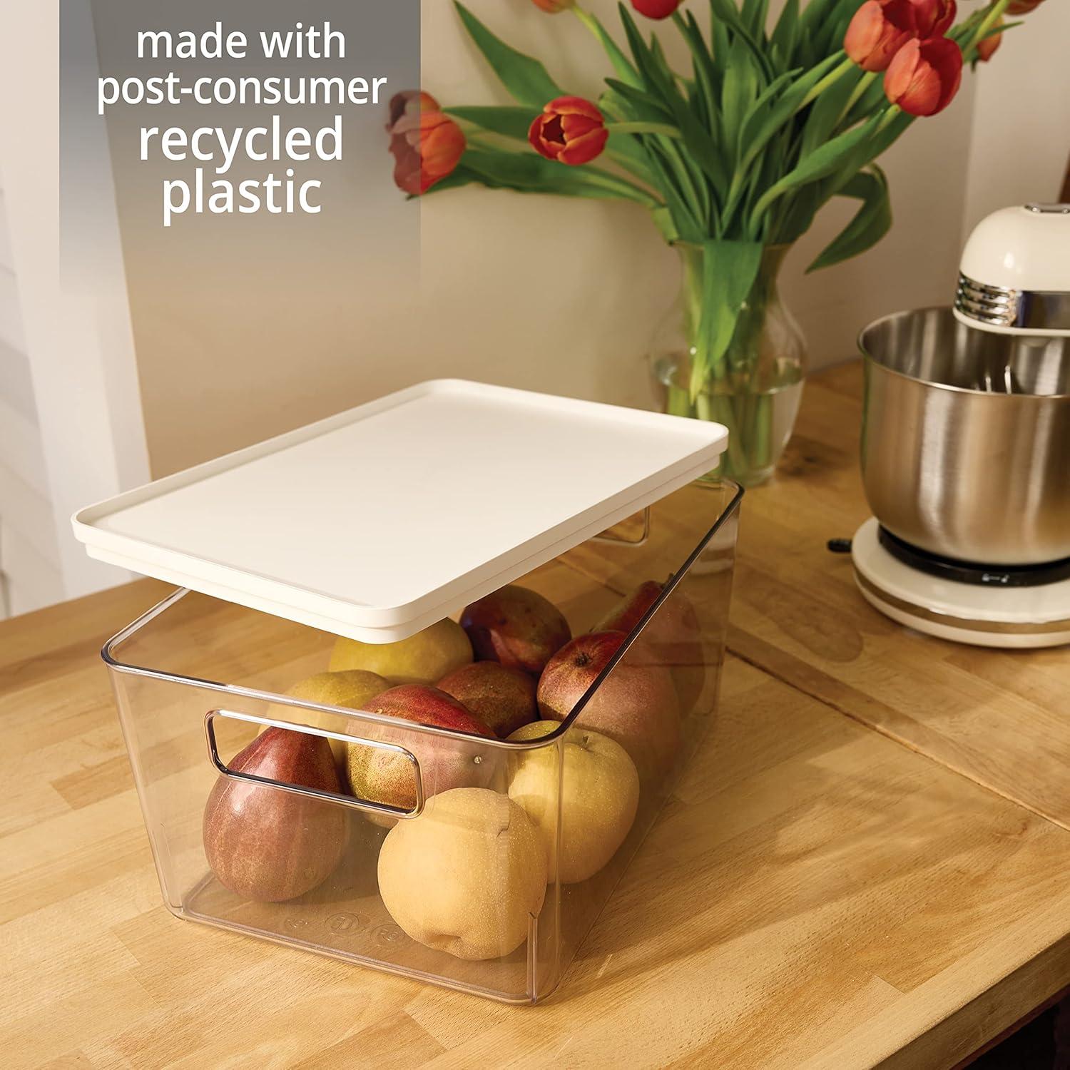 iDesign Rosanna Pansino x iDesign Recycled Plastic Kitchen Storage Bin with Lid