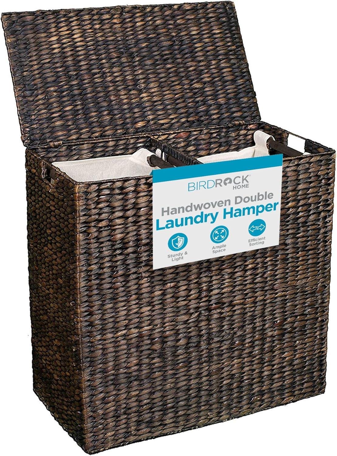 Wicker Laundry Sorter with Handles