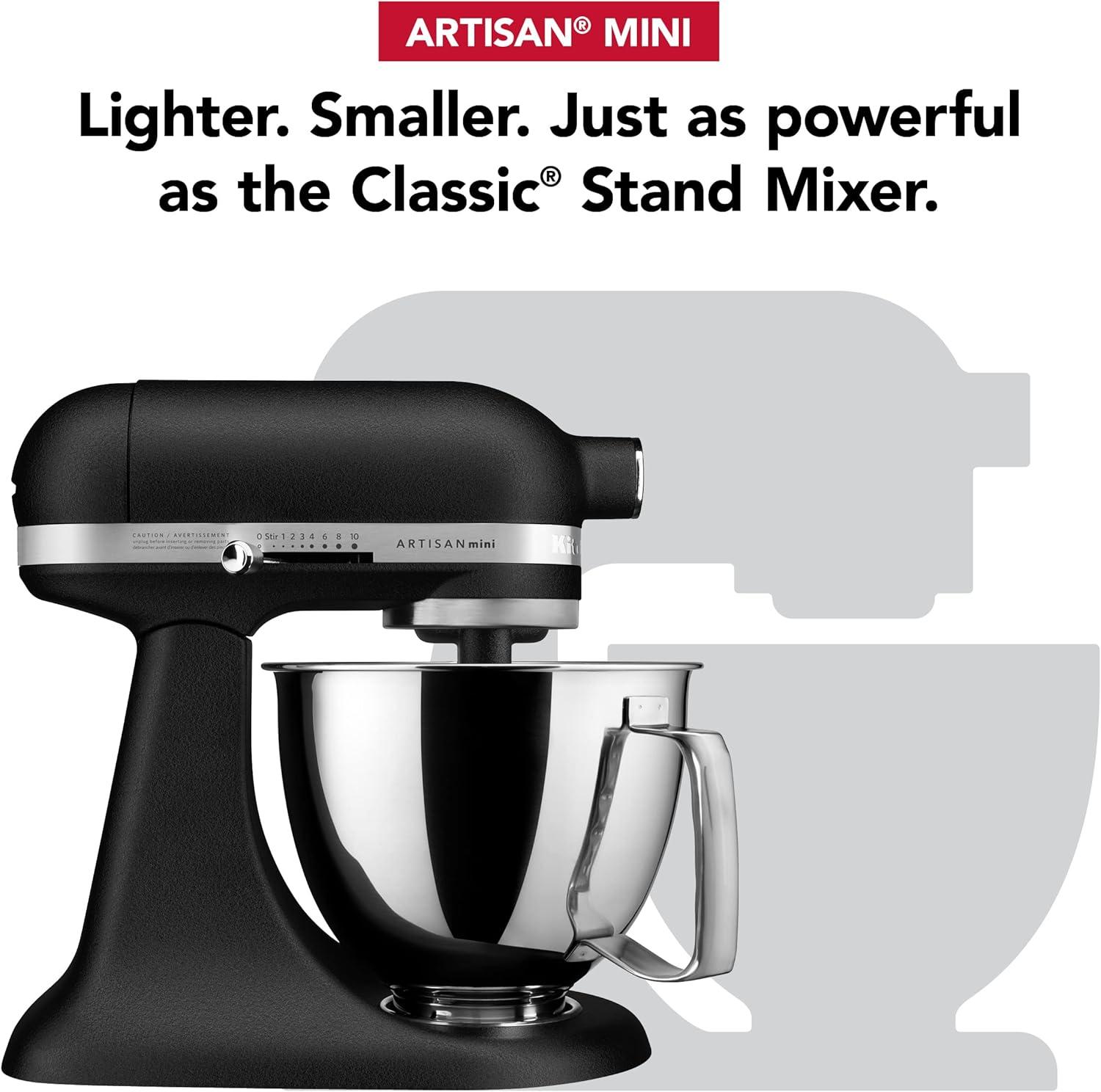KitchenAid® KitchenAid® Artisan® Mini 3.5 Quart Tilt-Head Stand Mixer KSM3316XBK