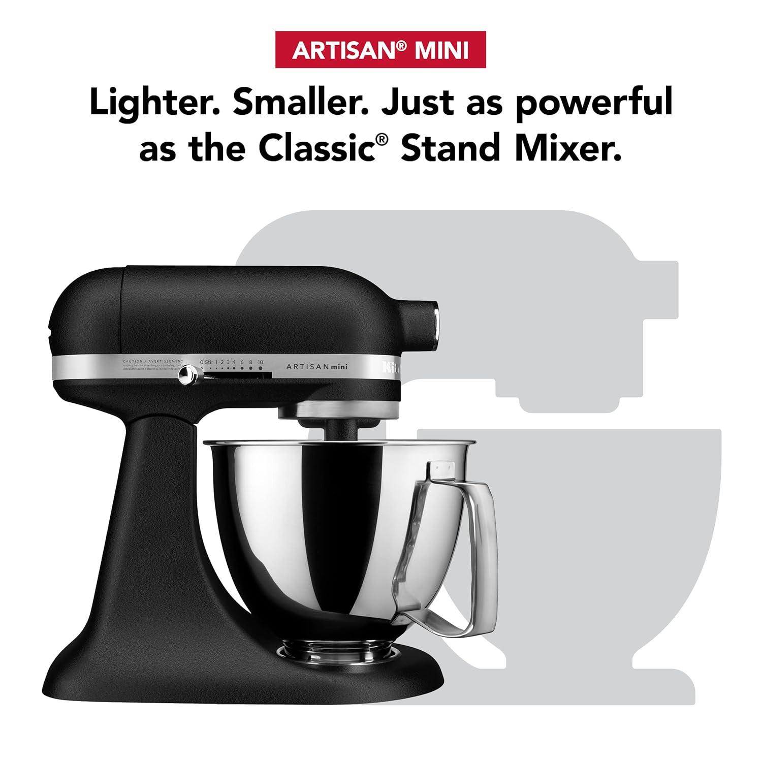 KitchenAid® KitchenAid® Artisan® Mini 3.5 Quart Tilt-Head Stand Mixer KSM3316XBK