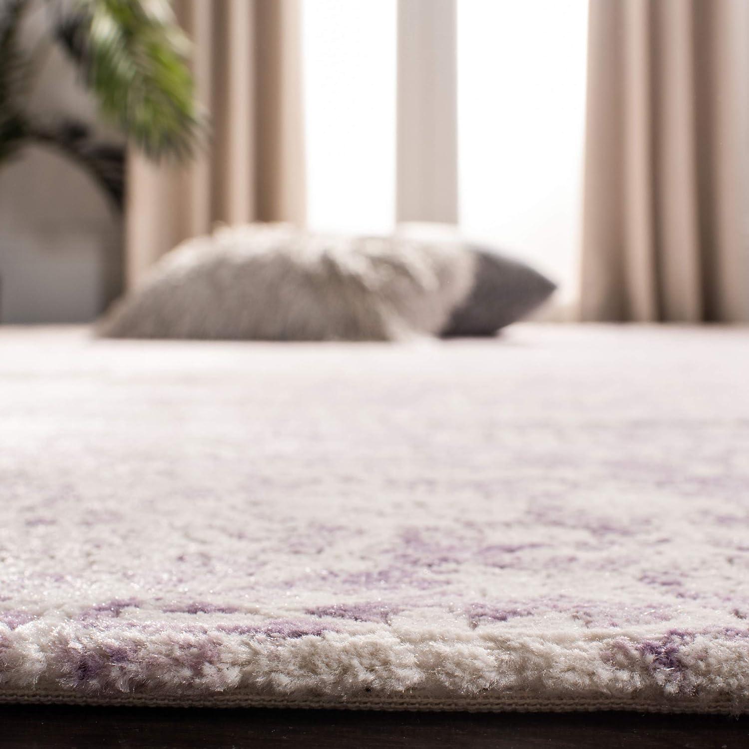 Passion PAS403 Power Loomed Indoor Accent Rug - 4'x5'7" - Lavander/Ivory - Safavieh