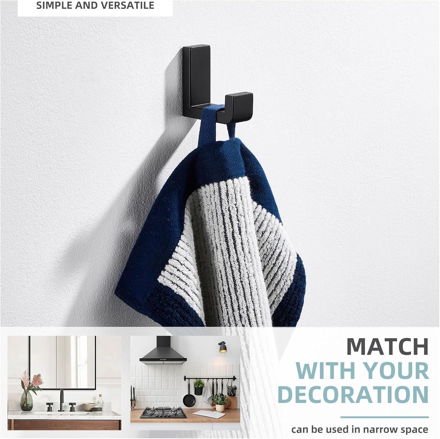 AngleSimple Stainless Steel Bathroom Wall Mounting Robe Hook KA083