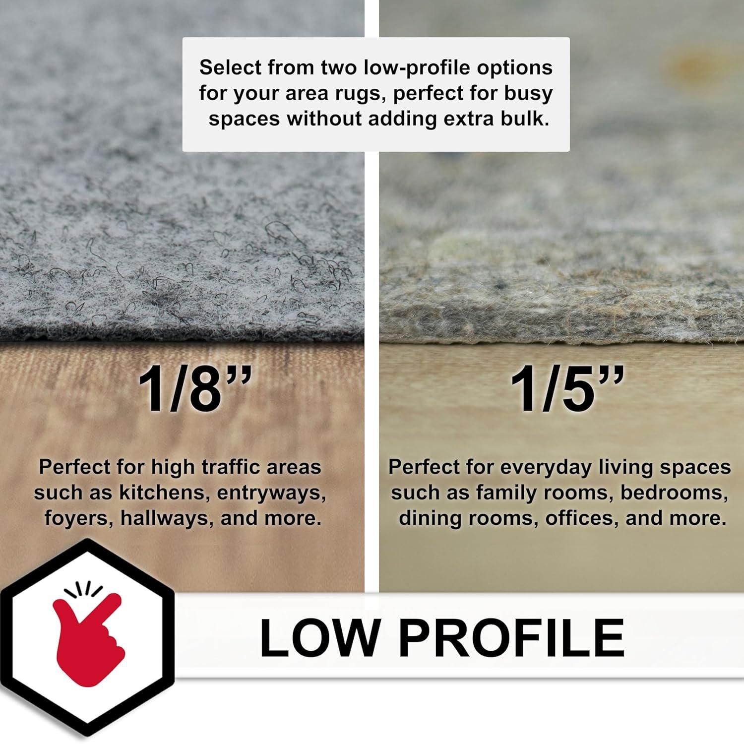 Mohawk Home Dual Surface Rug Pad, 2'x3', Gray