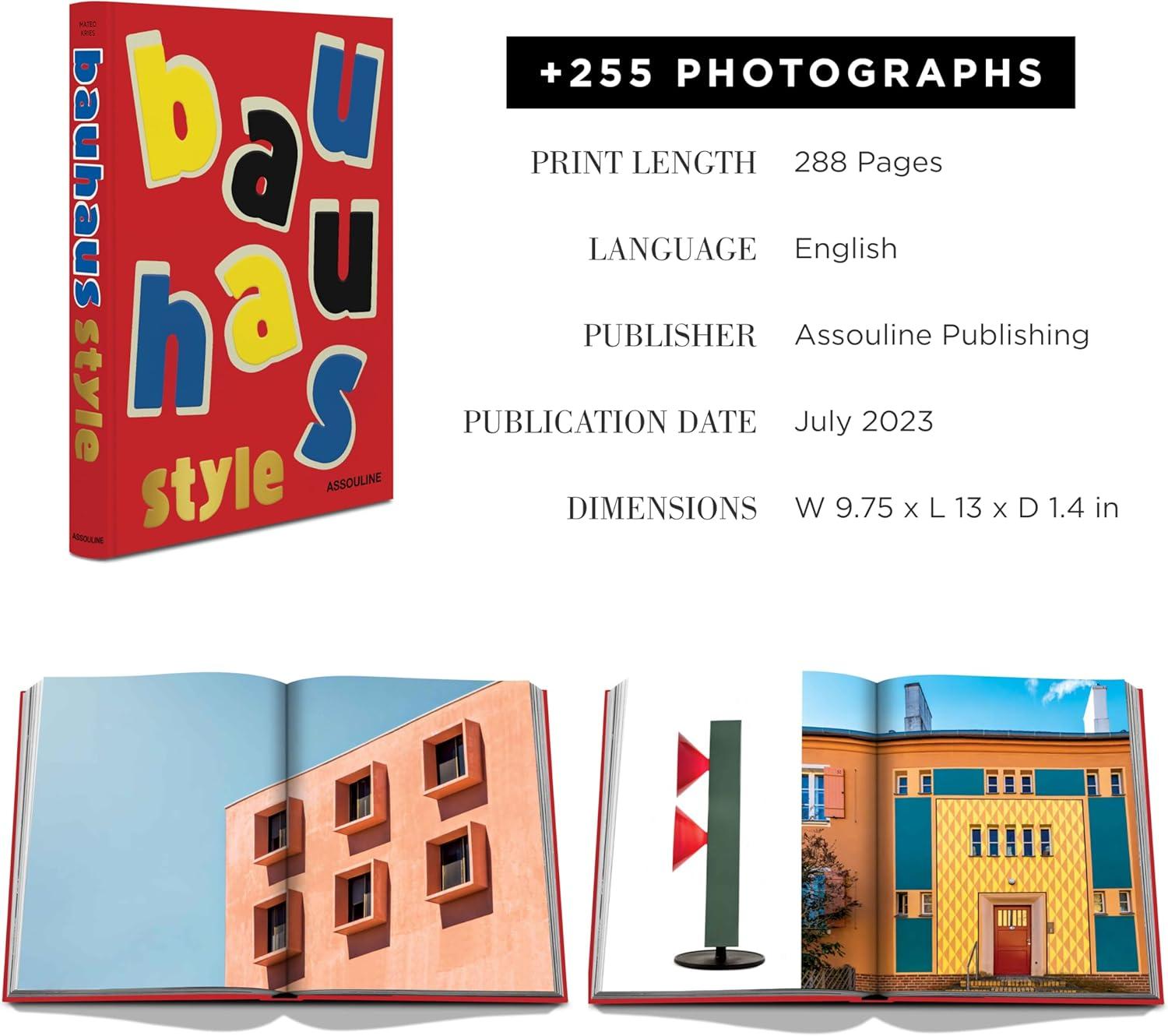 Bauhaus Style Red Hardcover Architecture Book