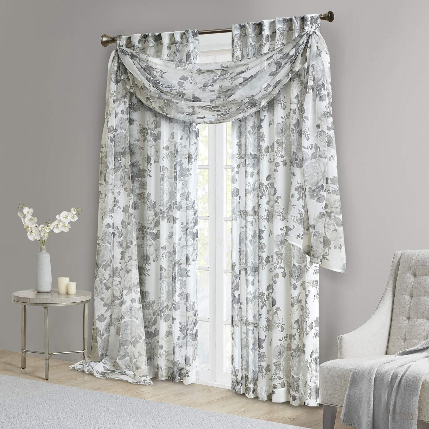 Madison Park Simone Marcus Sheer Curtain Panel