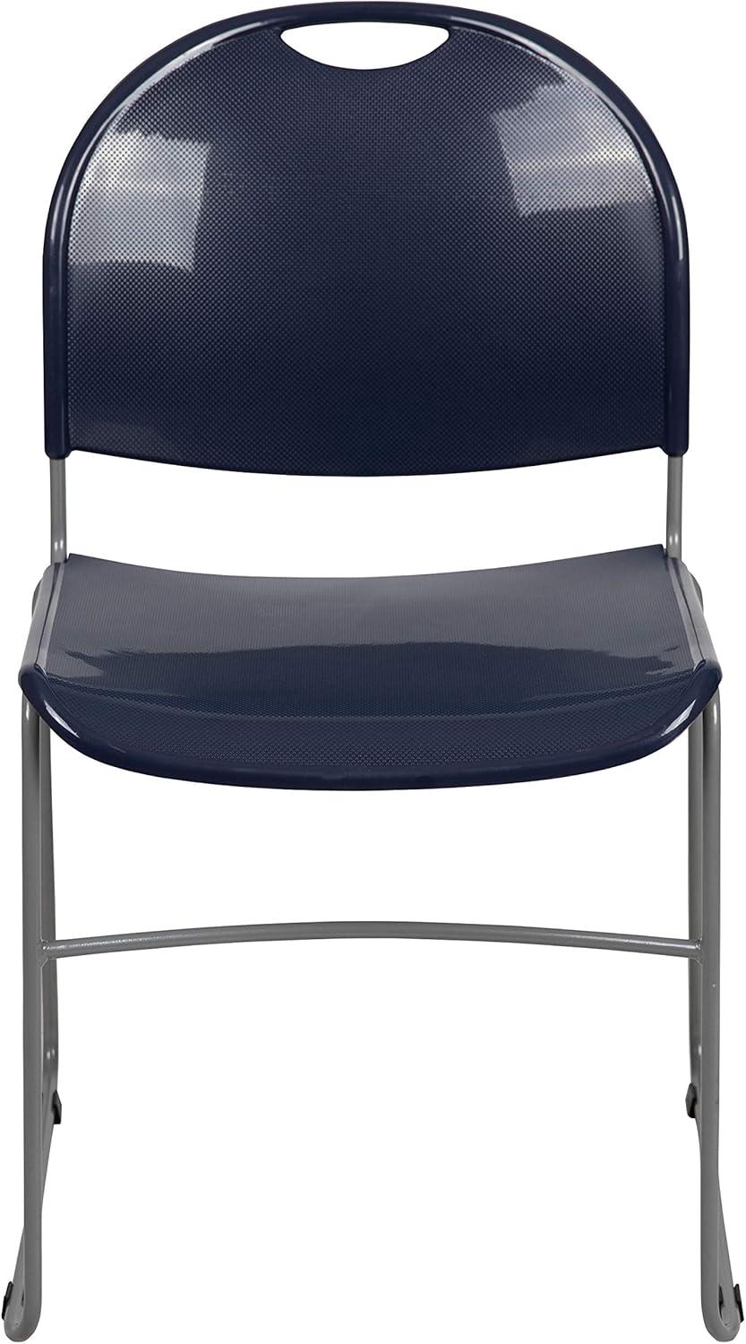 Gaea 880 lb. Capacity Ultra-Compact Stack Chair with Metal Frame