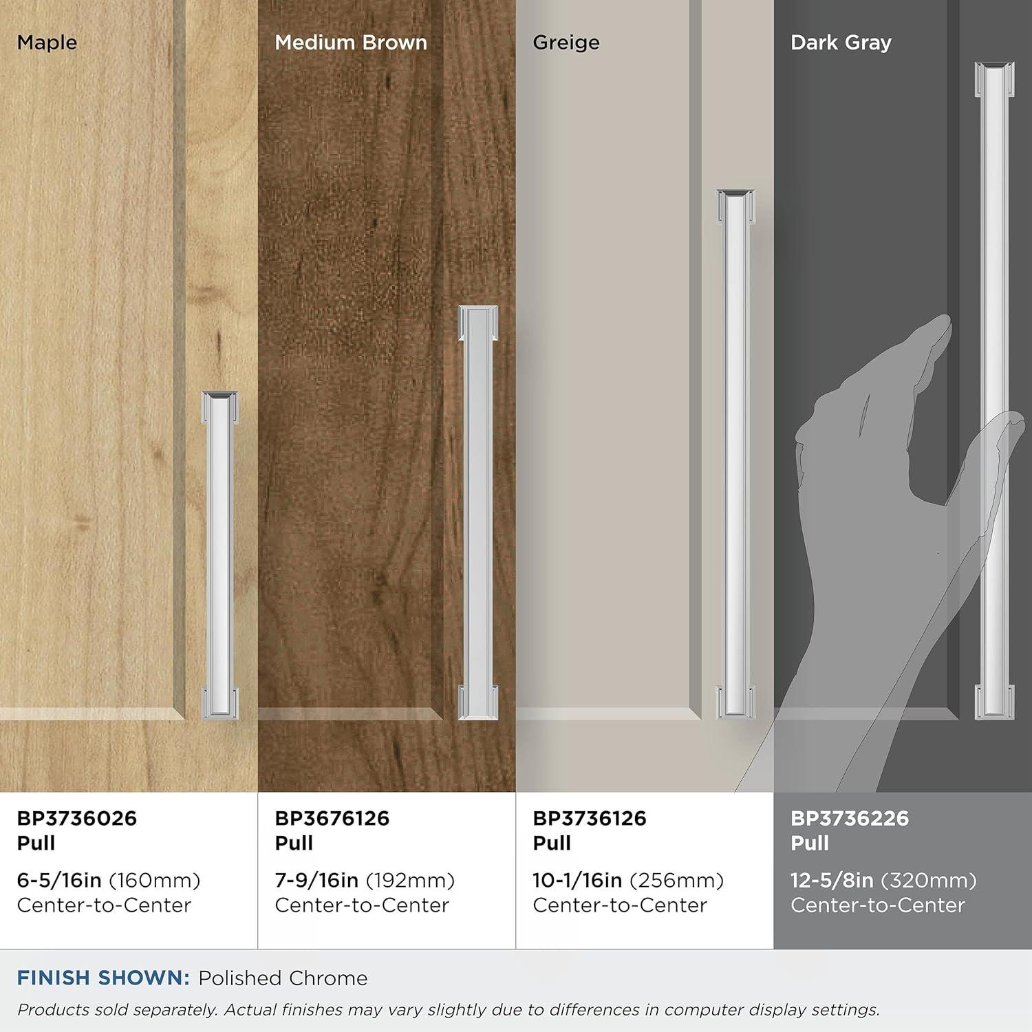 Appoint 12-5/8 in (320 mm) Center-to-Center Cabinet Pull