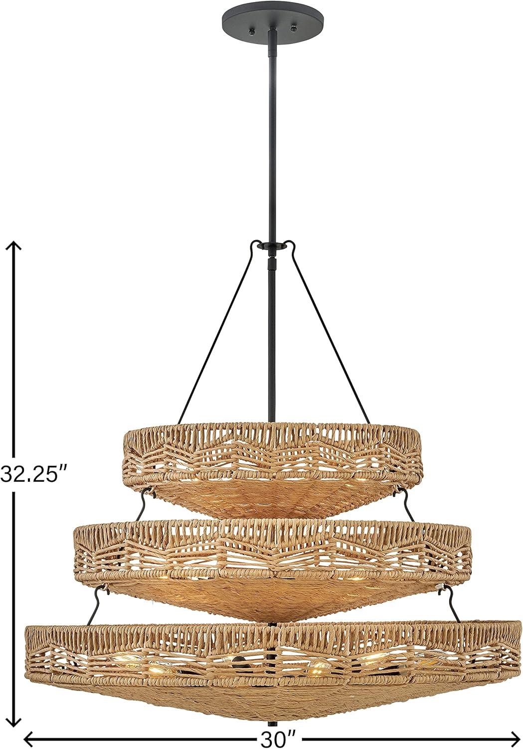 13 - Light Unique Tiered Chandelier