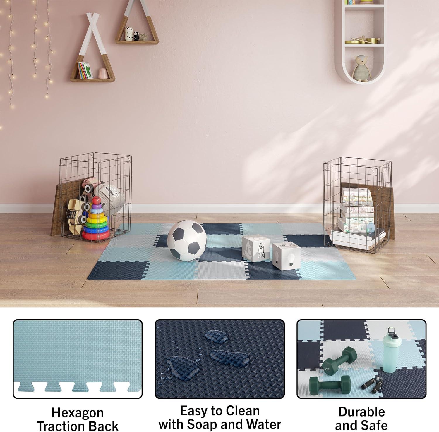 Foam Floor Tiles 20PK - 20sqft (Blue)