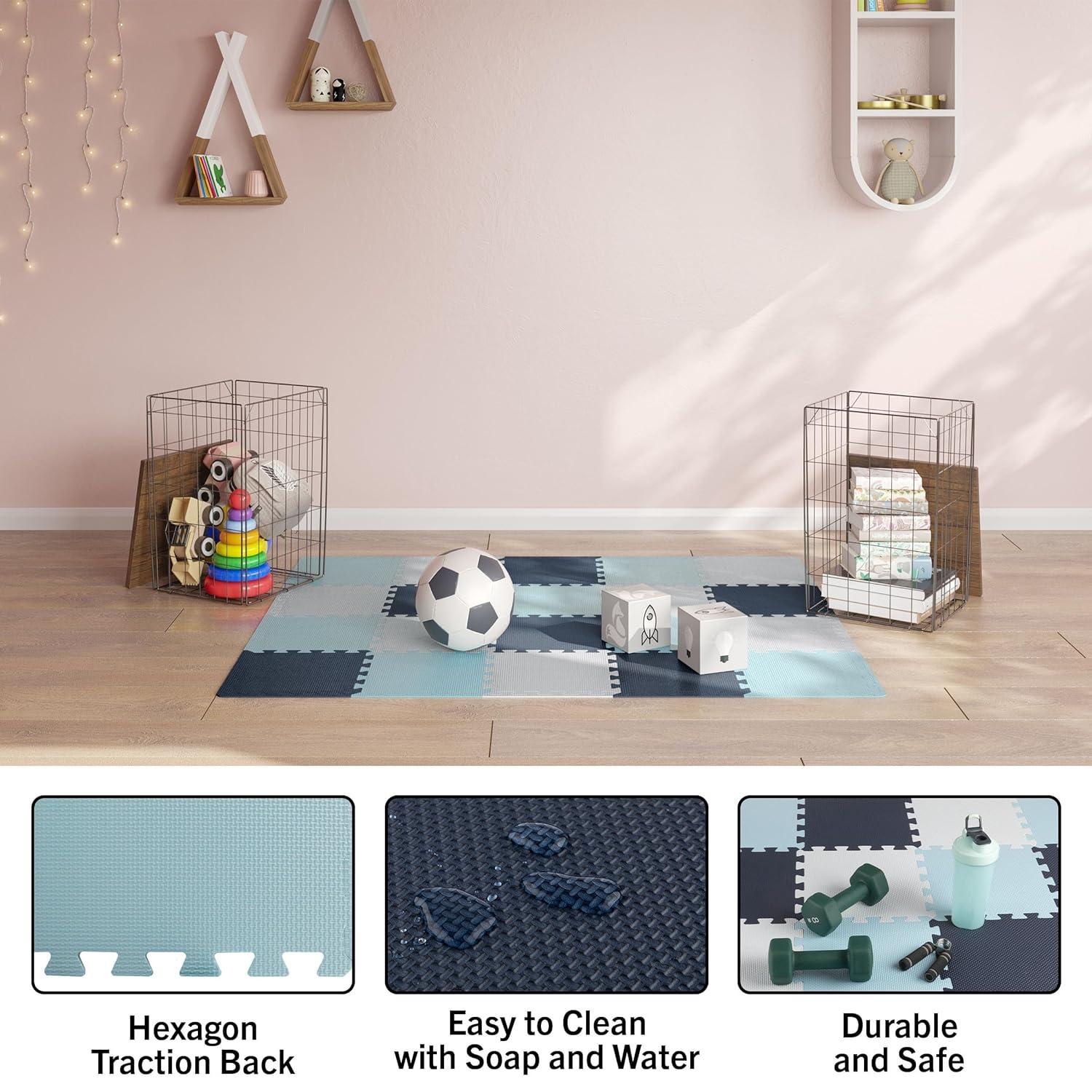 Foam Floor Tiles 20PK - 20sqft (Blue)