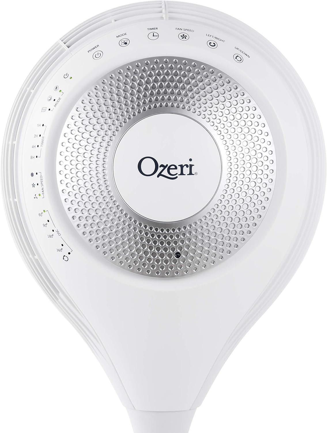 Ozeri 360 Duo Tower Fan, with Dual Oscillation