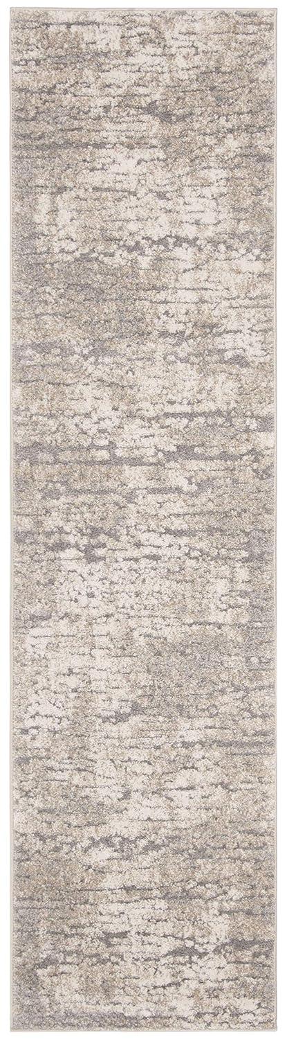 Spirit 100 SPR126 Power Loomed Indoor Runner Rug - Taupe/Ivory - 2'x6' - Safavieh