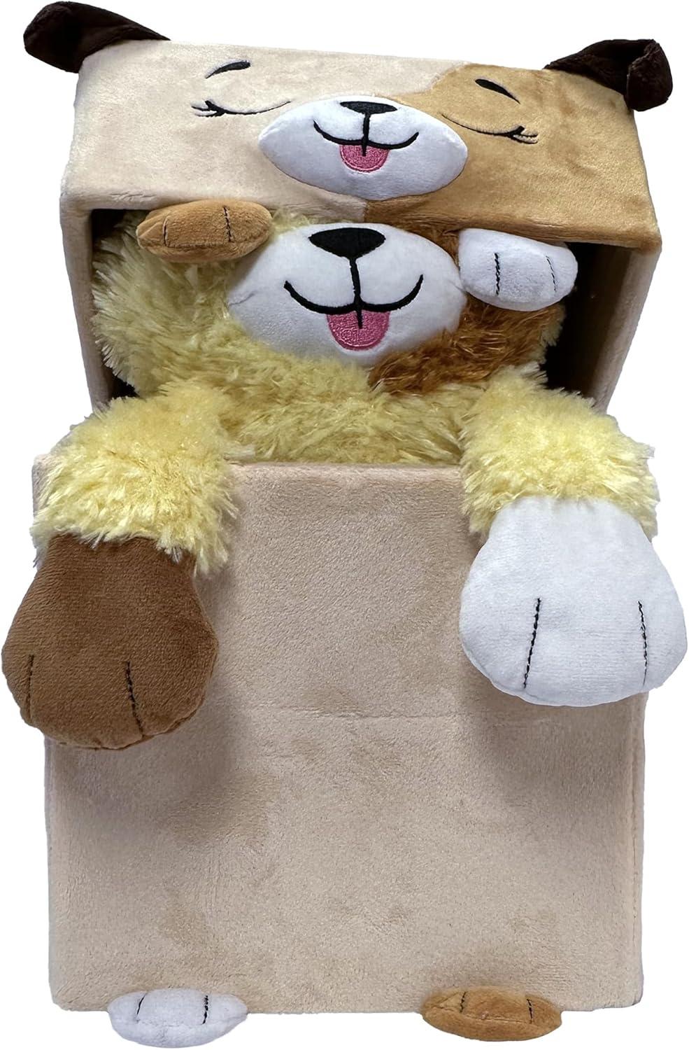 Happy Nappers: Adorable Storables - Dog - Tan & Brown - 8” Ages 1+