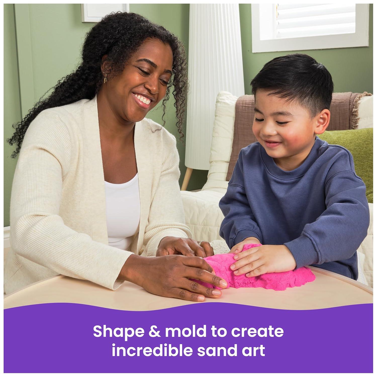 Kinetic Sand Crystal Pink Shimmer Sand 2lb