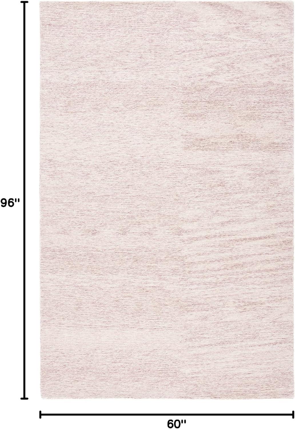 Metro MET867 Hand Tufted Indoor Area Rug - Pink/Ivory - 5'x8' - Safavieh