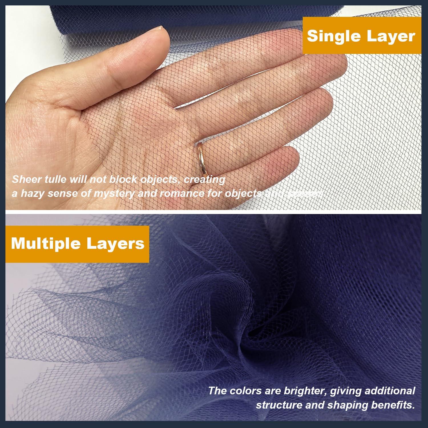 NANAHuang Tulle Fabric Rolls 6 Inch 100 Yards (300 feet) Organza Tulle Polyester Netting Spool for Wedding Decorations Gift shower Crafts Tutu Skirt-Soft & Drape (Apple Green)