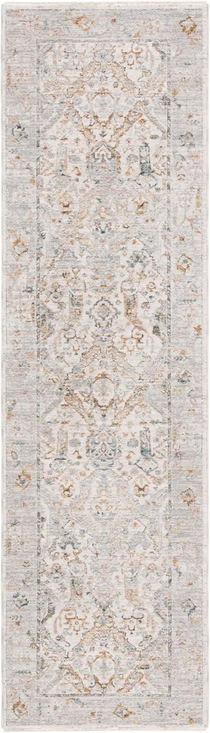 Hamilton HLT100 Power Loomed Runner Rug - Grey/Blue - 2'2"x8' - Safavieh.