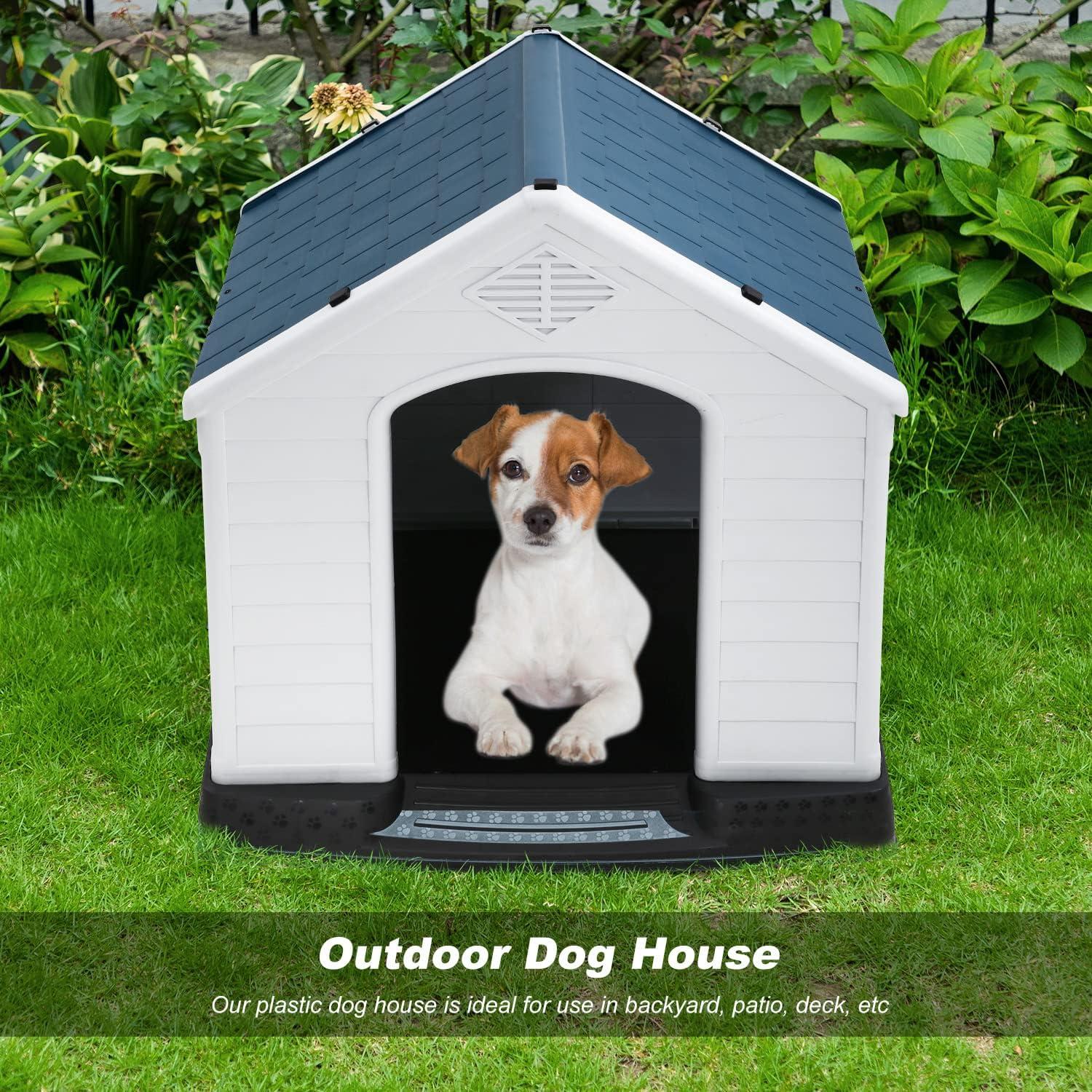 Bestpet Dog House Pet Kennel With Air Vents, Indoor & Outdoor