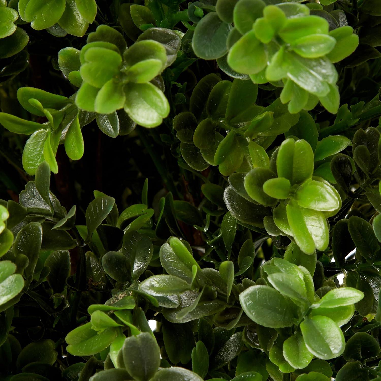 Primrue Sweet Grass Artificial Plant in White Tower Planter (Indoor/Outdoor)