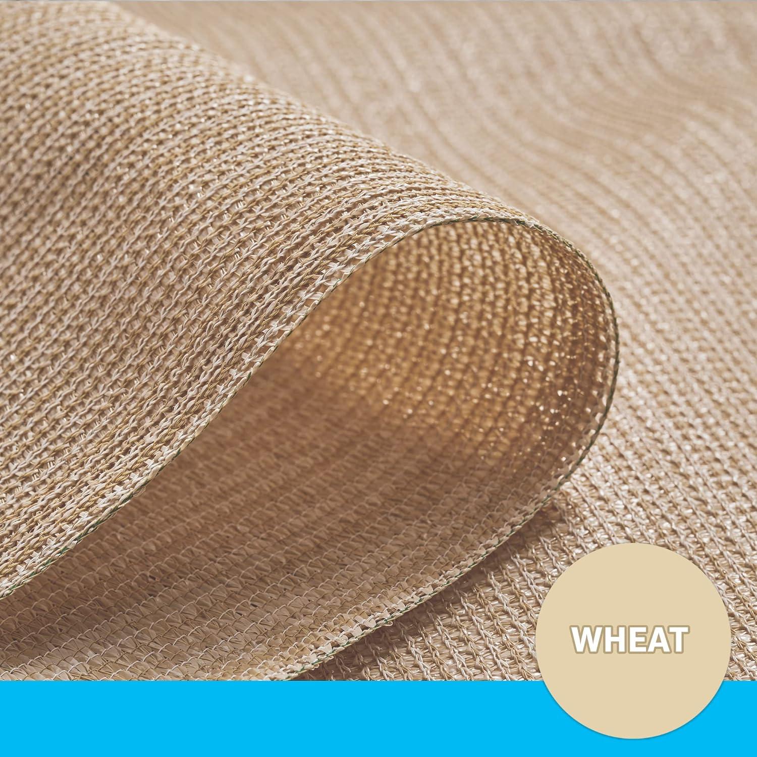 Gale Pacific Extra Heavy Shadecloth in Wheat