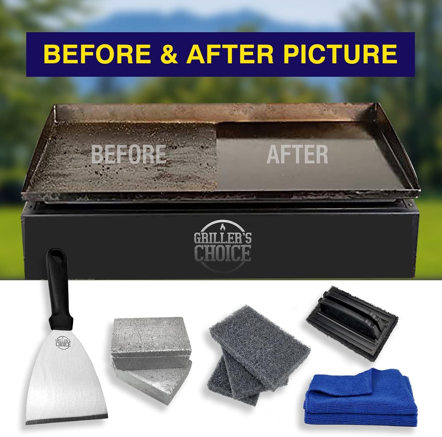 Grillers Choice Stainless Steel Dishwasher Safe Grill Scrubber