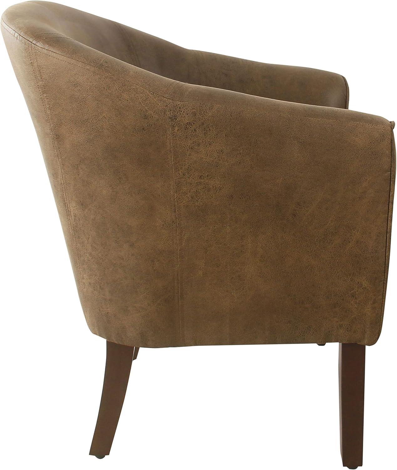 Modern Barrel Accent Chair - HomePop