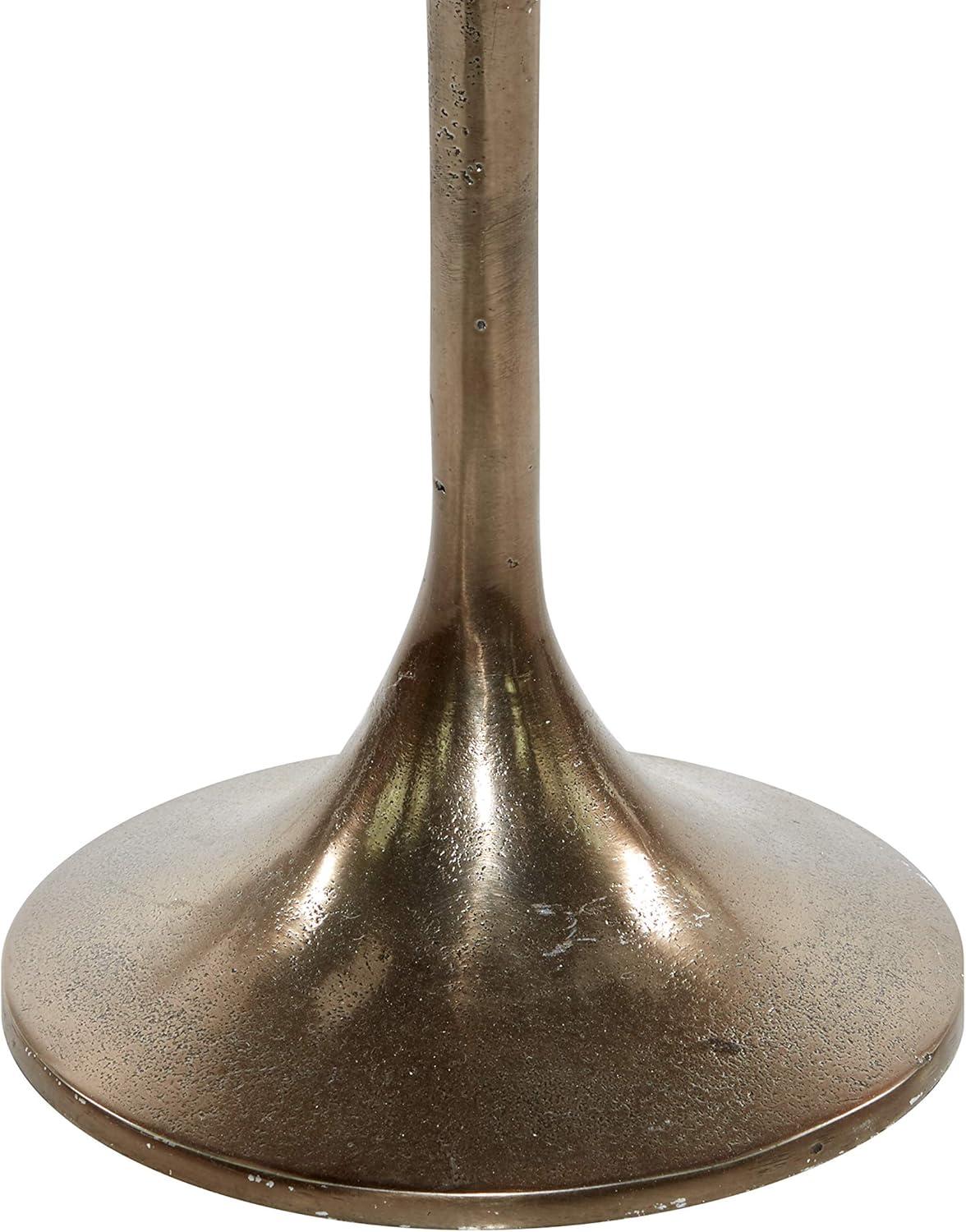 Set of 3 Metallic Aluminum Candle Holders - Olivia & May