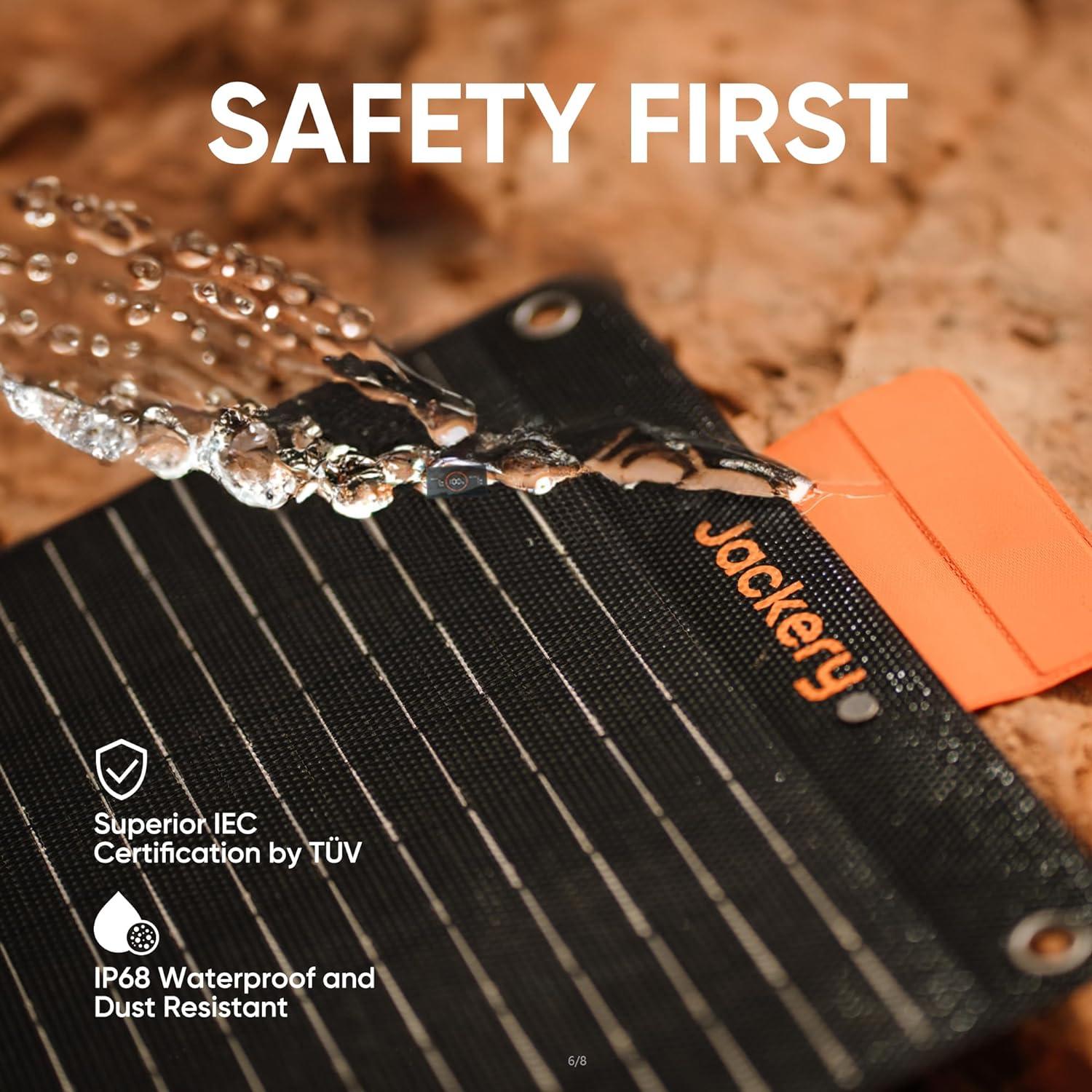 Jackery Solar Generator 300 with 40w Solar Panel: Portable Power Station, 300W Output