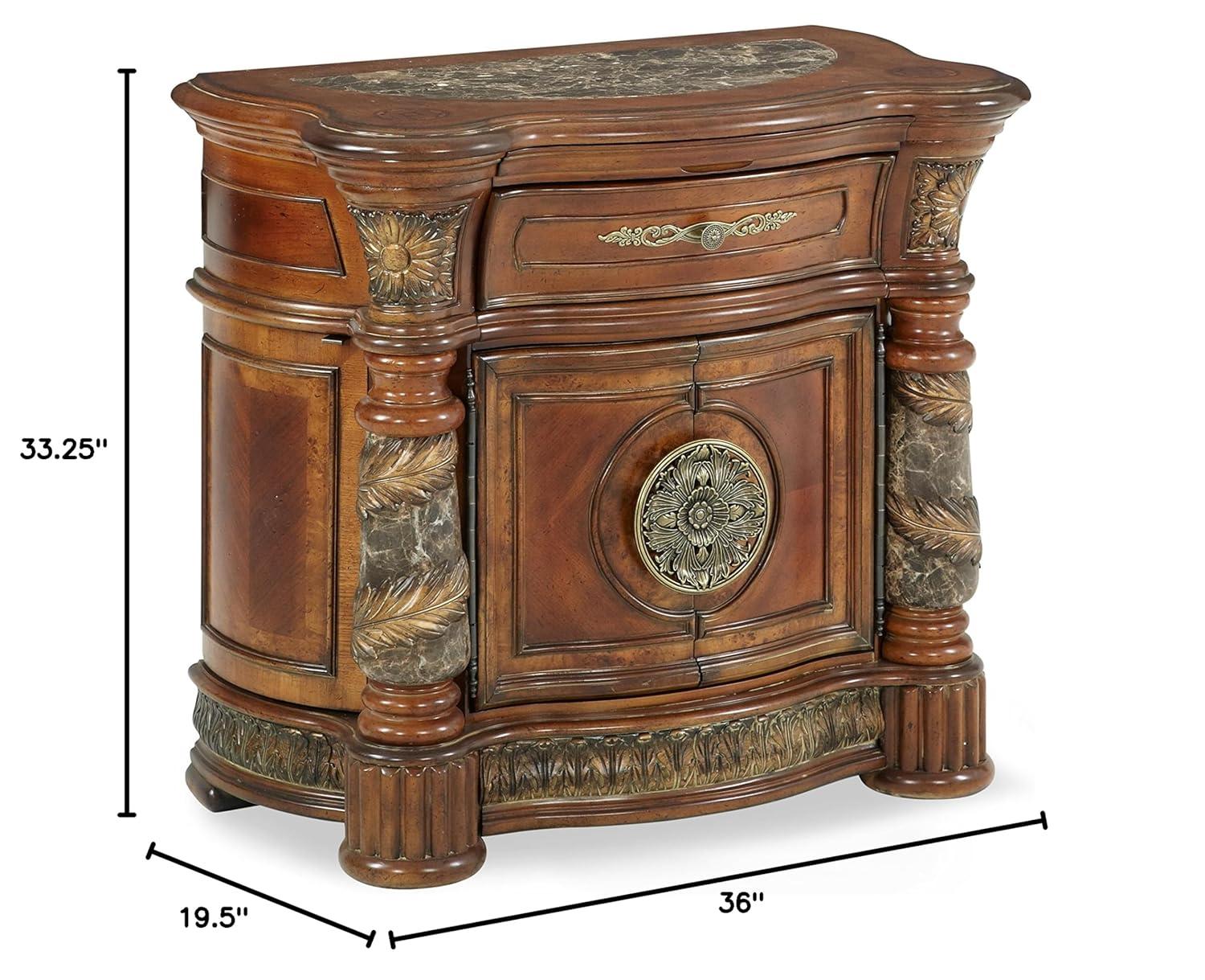 Villa Valencia Solid Wood Bedside Chest