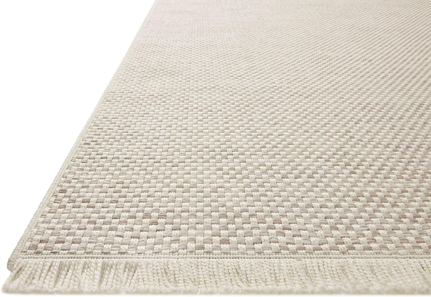 Amber Lewis x Loloi Malibu Ivory / Dove Indoor / Outdoor Area Rug