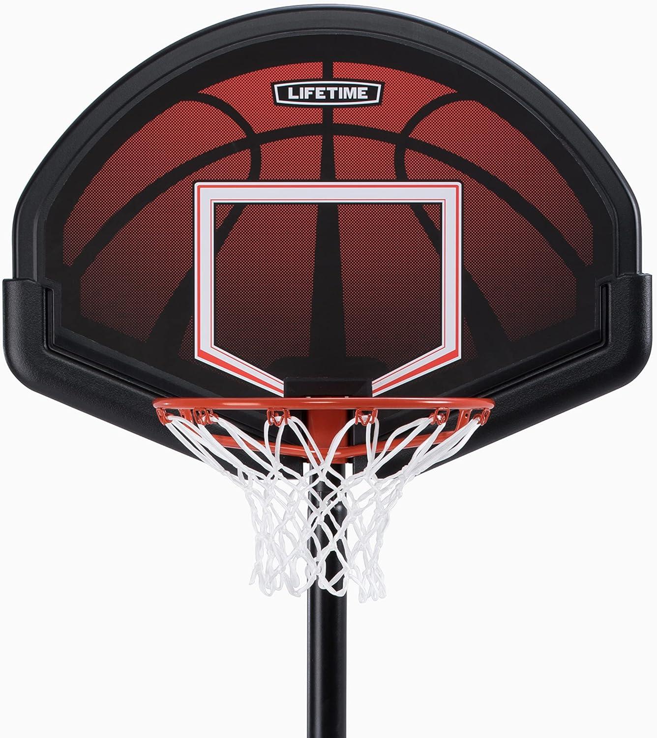 Lifetime Lifetime Height Adjustable Portable Basketball Hoop (32" Impact Backboard)