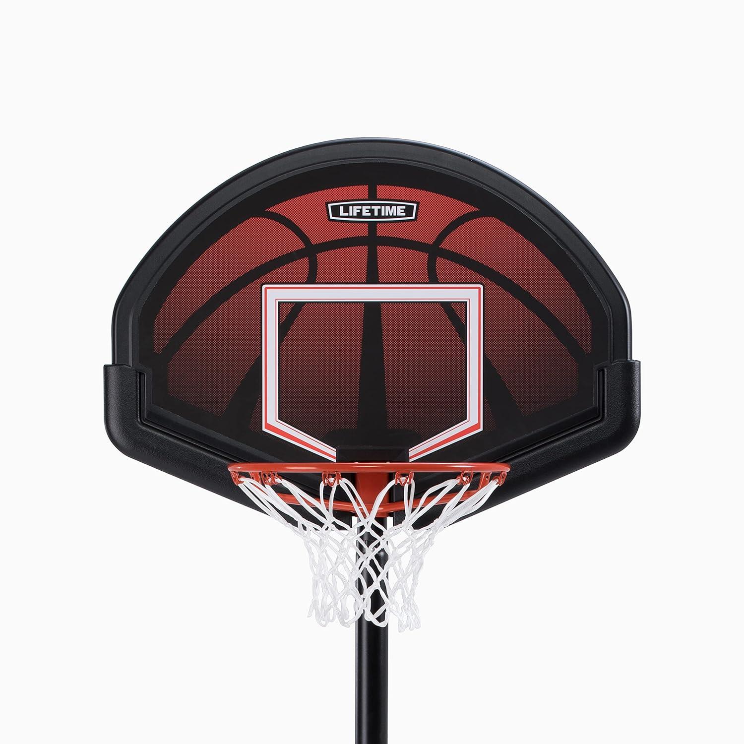 Lifetime Lifetime Height Adjustable Portable Basketball Hoop (32" Impact Backboard)