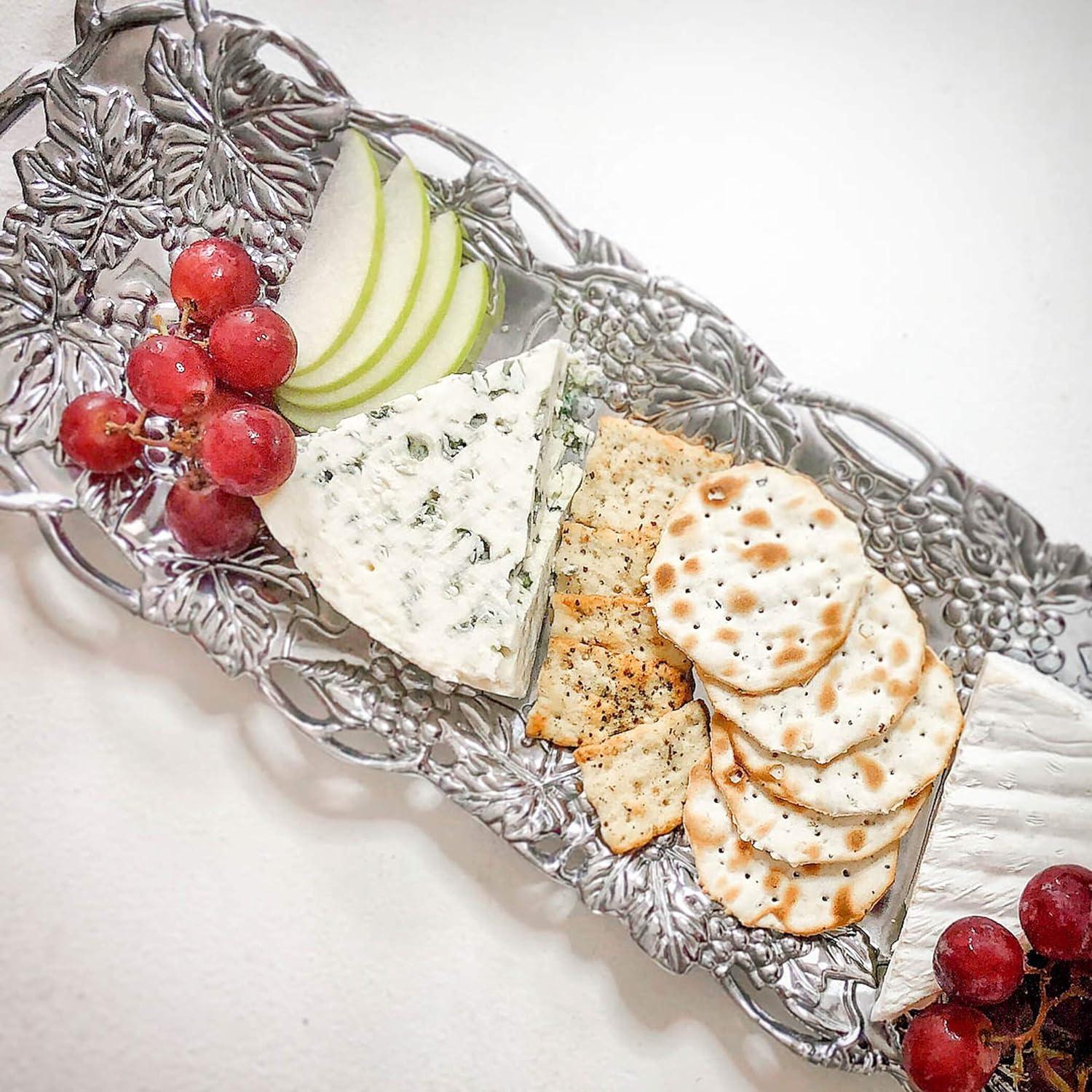 Arthur Court Designs Grape Aluminum Platter