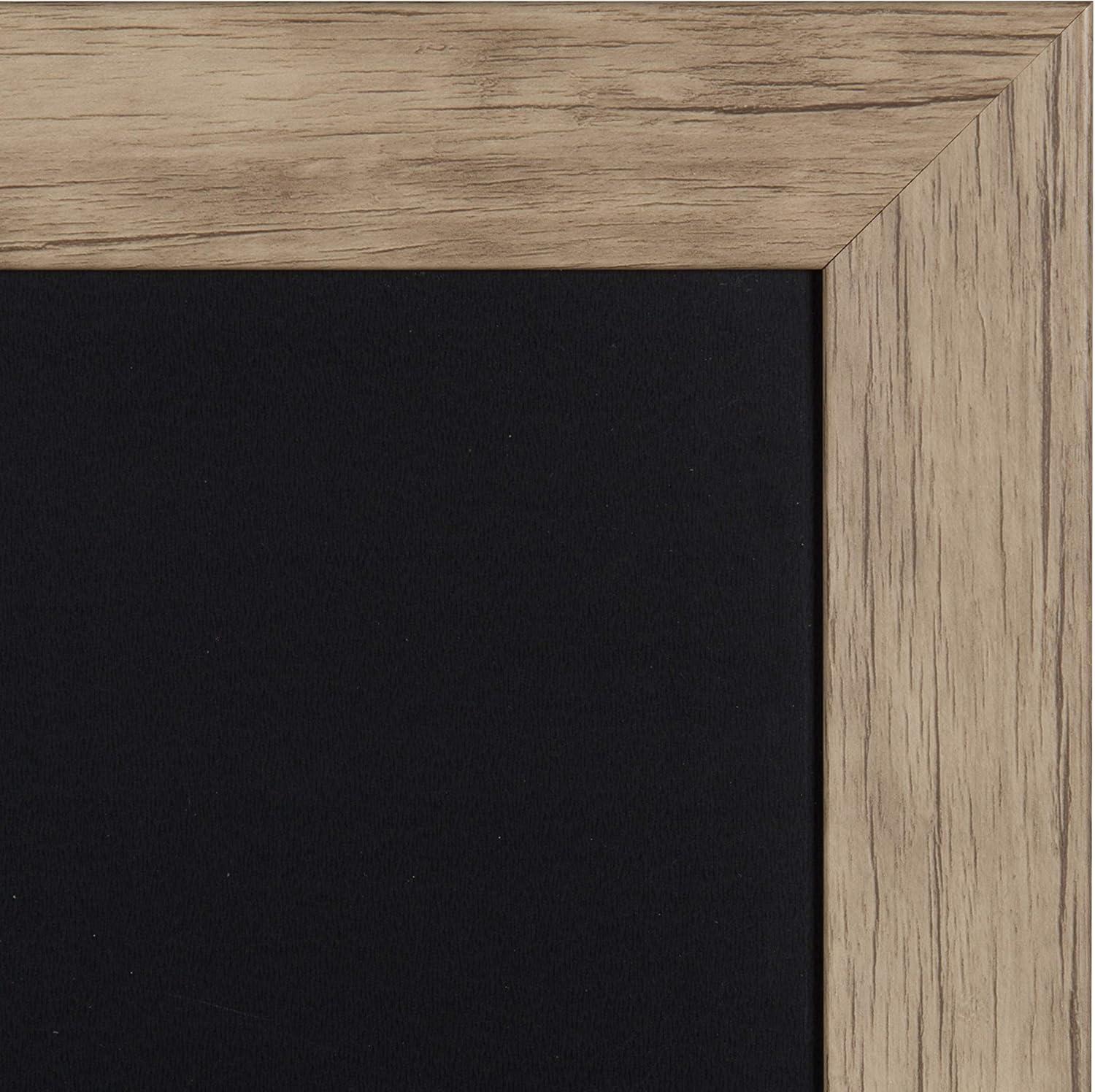 Beatrice Framed Magnetic Chalkboard Rustic Brown - DesignOvation