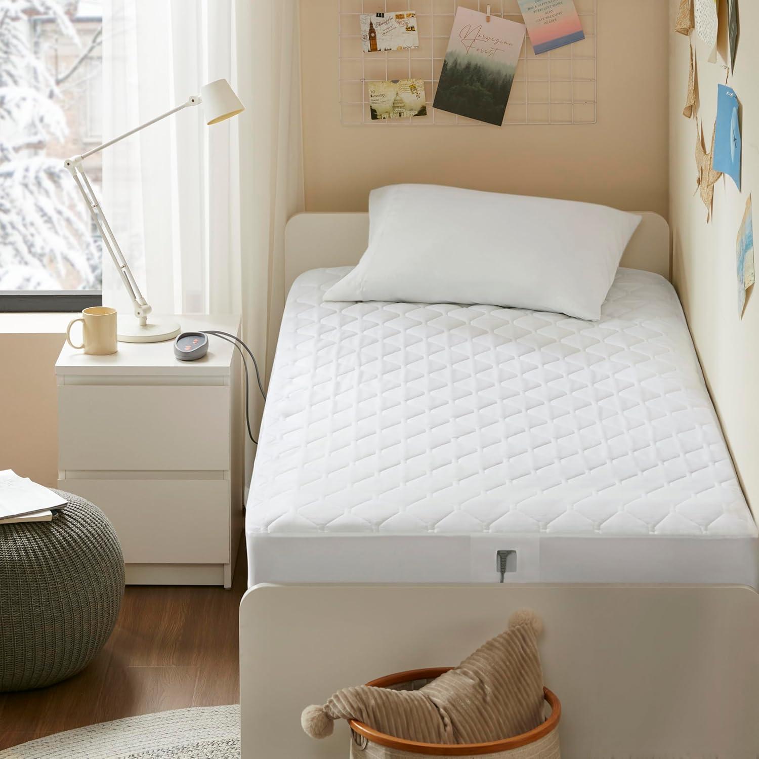 Beautyrest Beautyrest Heated Microfiber Mattress Pad with 3M Scotchgard