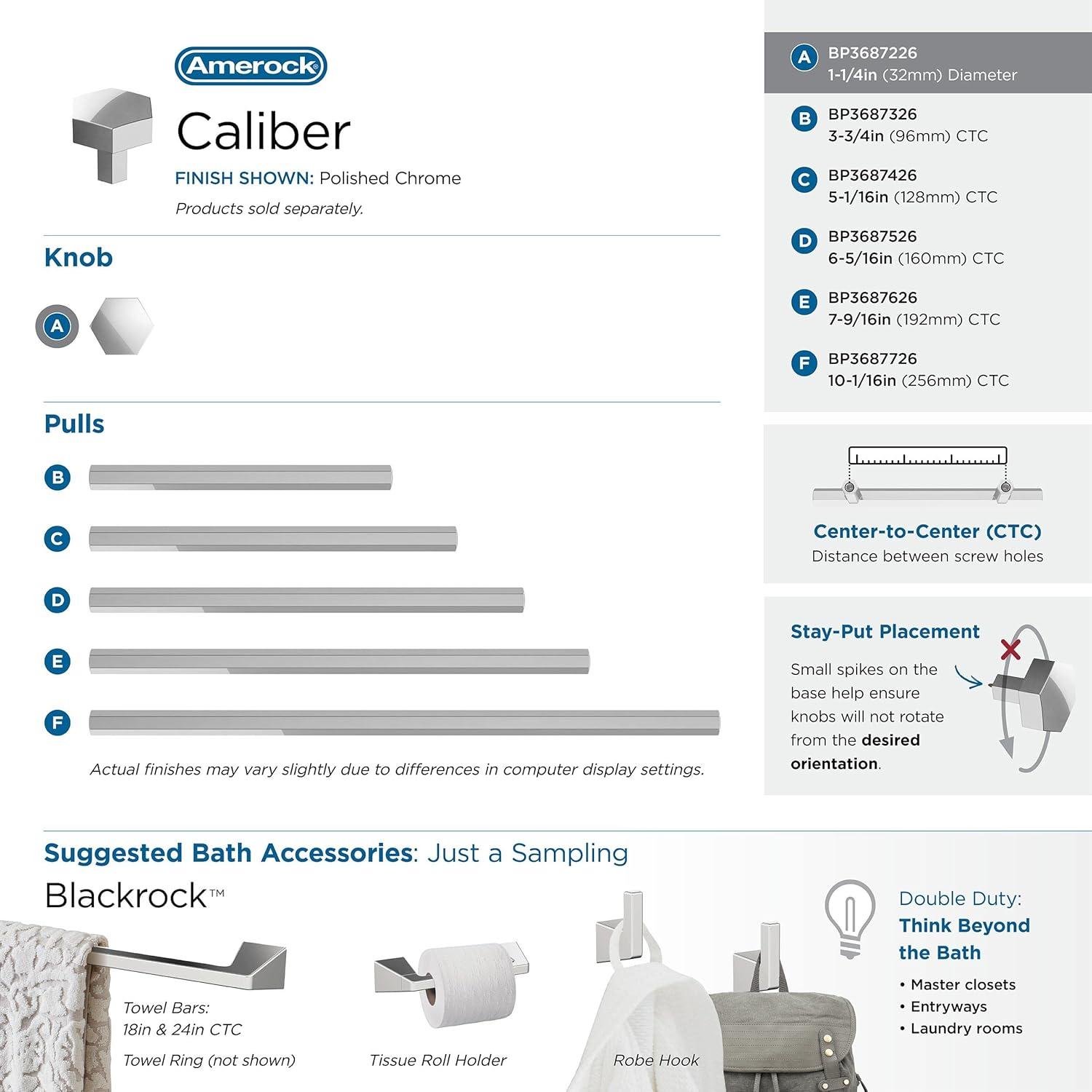 Caliber Geometric Knob